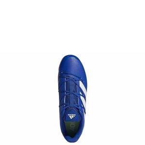 NEW ADIDAS men's afterburner 8 mid cleat shoes in royal blue